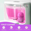 Toilet Bowl Cleaner-Cute Dinosaur-Shaped Toilet Bowl Cleaner Bottle Automatic Bathroom Toilet Tank Cleaner Easy-To-Use Septic Safe Toilet Cleaner in Bottle with Peach Scent (1, pink) by CozyNest Decor
