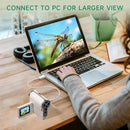 Microscope for Kids, [3-in-1] 1000X Handheld Mini Scope with 2" LCD Screen, Portable Miniscope for Kids 8-12 Halloween Christmas Birthday Edu Gifts, 32GB TF Card Included by TinyTreasures Baby Boutique