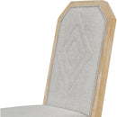 7-Piece Farmhouse Dining Set Classic Rustic Table and 6 high-back design Chairs for Dining Room, Kitchen (Natural Wood Wash)