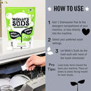 Molly's Suds Dishwasher Pods | Clean Dishwasher Detergent, Cuts Grease & Rinses Clean (Residue-Free) for Sparkling Dishes | 120 Auto-Release Tabs (Unscented) by CozyNest Decor