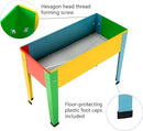Raised Garden Bed With Legs, Galvanized Planter Box for Herbs and Vegetables (Multi-Colored) by GreenHaven Gardens