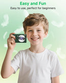 Digital Camera, 44MP FHD 1080P, 16X Zoom, 32GB SD Card, Compact Camera for Kids Teens Adults, Green by TinyTreasures Baby Boutique