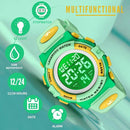 Kids Watch,Boys Watch for 3-15 Year Old Boys,Digital Sport Outdoor Multifunctional Chronograph LED 50 M Waterproof Alarm Calendar Analog Watch for Children with Silicone Band,Kids Gift by TinyTreasures Baby Boutique