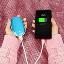 Portable Hand Warmer 5000mAh Power Bank Rechargeable Pocket Warmer Double-Sided Heating Handwarmer