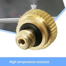 Aopin G 3/16 Brass Misting Nozzles 0.15mm / 0.006" Orifice Atomizing Mister Sprayer Nozzle Suitable For Outdoor Cooling,Garden Irrigation,Fountain, Crop Nutrient Injection, Greenhouse 8 Pcs by GreenHaven Gardens
