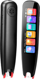SVANTTO S2 Reader Translator Pen Scanner, Text to Speech Device for Dyslexia, OCR Digital Highlighter Pen, Exam, Bluetooth Langage Translator, No Monthly Fee（Black） by TinyTreasures Baby Boutique
