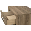5 Drawer Storage Chest With Pulls - Light Brown by Unique Piece Furniture