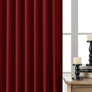 Joydeco Custom Blackout Curtains for Bedroom, 1 Panel Room Darkening Curtains & Drapes for Living Room Window Rod Pocket Back Tab (Custom Size,Burgundy Red) by TinyTreasures Baby Boutique