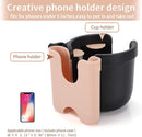 Accmor Stroller Cup Holder with Phone Holder, Bike Cup Holder, Universal Cup Holder for Uppababy Nuna Doona Strollers, 2-in-1 Cup Phone Holder for Stroller, Bike, Wheelchair, Walker, Scooter by TinyTreasures Baby Boutique