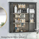 2 Piece Cabinet Door Organizer,Self Adhesive Kitchen Cabinet Organizer,Cabinet Door Storage Box for Bathroom/Kitchen/Living room,Storage shelf rv must haves. (Large+Small) by CozyNest Decor
