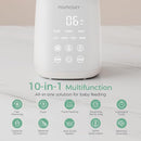 Momcozy Bottle Warmer, Fast Bottle Warmers for All Bottles with Timer, Accurate Temperature Control and Automatic Shut-Off, No Lid Required for Heating, White-Gray by TinyTreasures Baby Boutique