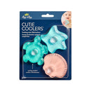 Itzy Ritzy Water-Filled Teethers - Cold Cutie Coolers Textured On Both Sides to Massage Sore Gums & Emerging Teeth - Can Be Chilled in Refrigerator, Set of 3 Seaside Water Teethers by TinyTreasures Baby Boutique