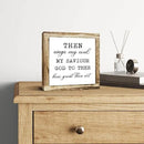 Rustic Wood Sign – ‘Sings My Soul’ Inspirational Wooden Plaque – Small Table or Shelf Decor, Spiritual Desk Sign, Wall Art for Home, Bedroom, Farmhouse Living Room, Motivational Quote, Home Decoration by CozyNest Decor