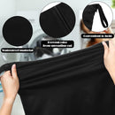 Shappy 2 Pcs Large Travel Laundry Bag Washable Waterproof Wet Dry Large Dirty Clothes Bag Bathing Workout(Solid Black Gray) by TinyTreasures Baby Boutique