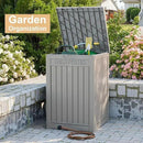DRATO 48 Gallon Package Delivery Box, Large Lockable Storage Box, Double-Wall Resin Outdoor Package Delivery and Waterproof Deck Box for Porch, Patios by CozyNest Decor
