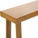 Plank+Beam Solid Wood Console Table, 66 Inch, Sofa Table, Narrow Entryway Table for Hallway, Behind The Couch, Living Room, Foyer, Easy Assembly, Pecan by CozyNest Decor