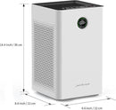 Jafända Air Purifiers for Home Large Room Up To 1190ft², True HEPA 13 Filter, Activated Carbon Remove 99.97% Dust Smoke Odor Pollen Pets Hair Dander Allergies, Quiet Sleep Mode 23dB, Night Light by CozyNest Decor