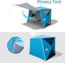 Night Cat Pop-up Beach Tent: 3 4 Persons Beach Shelter with Canopy and Footprint, UPF 50+ UV Protection Backyard Camping Outdoor Canopy Poles Not Included by TinyTreasures Baby Boutique