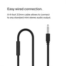 Belkin SoundForm Mini Kids Wired Headphones with Built-in Microphone & Fun Stickers, 85dB Safe Volume Limit – for Online Learning, Travel, Compatible w/iPhone 15, iPad, Galaxy S23, & More - Black by TinyTreasures Baby Boutique