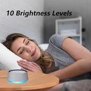Brown Noise Sound Machine with 30 Soothing Sounds White Noise Machine 12 Colors Night Light for Baby Adults Kids Sleep Machines 36 Volume Levels 5 Timers for Home Office by TinyTreasures Baby Boutique