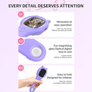 Microscope for Kids - Mini Pocket Handheld Microscope for Toddlers-STEM Educational Science Kit Toys for Christmas Birthday Gifts Toys for 5 6 7 8 9 10 11 12 Year Old Girls（Purple） by TinyTreasures Baby Boutique