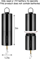 2 Pieces Hanging Black Rotating Motor Wind Spinner Mobile Battery Operated Motor Multi-Purposes Rotatable Hook for Garden Decoration Accessory Supplies by GreenHaven Gardens
