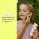 Evereden Premium Mineral Sunscreen SPF 30: Baby-Safe Whole-Family Mineral Sunblock Kids Love - Non-Nano Kids Sunscreen for Year-Round UVA & UVB Protection -Safe & Reef-Friendly - FSA Eligible by TinyTreasures Baby Boutique