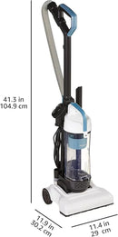 Amazon Basics Upright Bagless Vacuum Cleaner for Carpet and Hard Floors, With Crevice and Upholstery Tools, Detachable Handle, Lightweight (8.4 lbs), 1.7L Dust Cup, 720W, 25ft Cord, Black/White by CozyNest Decor