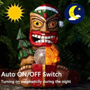 Outdoor Garden Decor-Christmas Tiki Totem Statues Light Beautiful Gift-Giving for Your Indoor Christmas & Holiday Decorations（9.65“） by GreenHaven Gardens