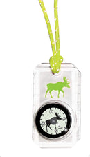 Big Discoveries Wildlife Compass for Kids - Children's Compasses for Camping, Hiking, and Exploring | Break-Away Neon Lanyard by TinyTreasures Baby Boutique