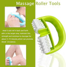 Cellulite Massage, Manual Roller Massage with Two-Wheel Massage Handle,Relax Muscles to Relieve Stress,Increases Blood Circulation,Apply to Arm/Shoulder/Leg/Back/Buttocks/Abdomen(Green) by CozyNest Decor