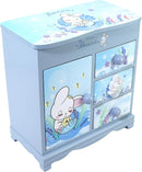 Children jewelry box for girls blue Cute bunny girls jewelry box Little girl birthday christmas Gift kids jewelry box by TinyTreasures Baby Boutique