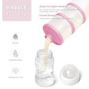 Termichy Stackable Formula Dispenser Portable Milk Powder Container, 2 Pack, Baby Pink by TinyTreasures Baby Boutique