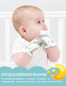 Cute Baby Mittens Newborn, No Scratch Baby Boy Mittens, Baby Girl Hat Gloves for Toddlers, Infant, Newborn by TinyTreasures Baby Boutique