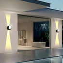 LANFU Indoor Cube Wall Light 10W COB 3000K Modern Up/Down Wall Sconce for Bedroom Living Room Staircase Lighting Fixture,1200 Lumen, Outside Wall Lights for House IP65 Waterproof Porch Lights by GreenHaven Gardens