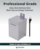 75 Watt Low Voltage Outdoor Landscape Lighting Transformer 120V AC to (12V-15V AC) Multi-Tap