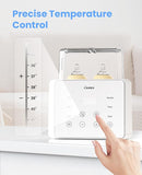LAREX Double Bottle Warmer, 11-in-1 Fast Baby Bottle Warmer for Breastmilk and Formula, with Timer, Fits 2 Bottles, Accurate Temp Control, Milk Warmer with Thaw, Steri-lizing, Keep Warm, Heat Food by TinyTreasures Baby Boutique