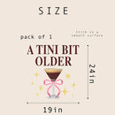 A Tini Bit Older Decal - Espresso Martini Theme Party Supplies Sticker, Martini Bar Party Decorations Birthday Decal, Tini Glass Sign Wall Sticker, Balloon Arch Background Wall Decoration by TinyTreasures Baby Boutique