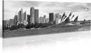 DJSYLIFE Sydney Skyline Wall Art Decor Canvas Print Black and White City Building Landscape Poster Australia Cityscape Modern Artwork Painting for Bedroom Office Home Decoration - 13.8" x 47.3" by CozyNest Decor
