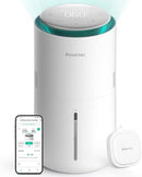 MistFree Smart Humidifier for Bedroom, Evaporative Humidifier No White Dust, Auto Humidity & APP Control, 3L Water Tank Easy to Clean, Sleep Mode, Timing, Humidifiers for Nursery/Baby(White) by TinyTreasures Baby Boutique