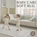 Baby Care Soft Rug (Prestige, Ikat - Persia) 98'' x 59'' Original One-Piece Reversible Rollable Waterproof Play Mat for Infants, Babies, Toddler, and Kids by TinyTreasures Baby Boutique