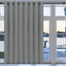 Easy-Going Blackout Door Curtains for Bedroom, Solid Thermal Insulated Grommet and Noise Reduction Window Drapes, Room Darkening Curtains for Living Room, 1 Panel (100x96 in, Light Gray) by CozyNest Decor
