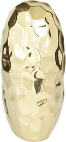 Deco 79 Porcelain Heart Sculpture, 8" x 3" x 8", Gold (Pack of 12) by CozyNest Decor