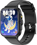 Smart Watch for Kids, 1.85" Fitness Tracker Pedometer Watch, Health, Sleep Monitor, Puzzle Games, Alarm Clock, Camera, Music Player, Torchlight, Activity, Gift Toys for 4 - 13 Years Old Boys and Girls by TinyTreasures Baby Boutique