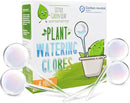 LGL Plant Watering Globes - Automatic Self Watering Globes. Decorative Self Watering Planter Inserts Made From Hand-Blown Durable Glass. Self Watering Spikes to Support Plant Health. 4 Pack, Medium. by GreenHaven Gardens