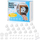18 Pack Magnetic Cabinet Locks for Child Safety, Drawer Locks Baby Proofing, Magnetic Door Safety Locks for Cabinets and Drawers, Easy Installation No Tools Required (18 Pack and 2 Keys) by TinyTreasures Baby Boutique