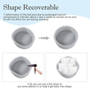 Foam Ball Pit, 35.4"x 11.8" Ball Pits for Toddlers, Soft Round Kiddie Baby Playpen Ball Pool for Kids, Ideal Gift for Babies Indoor and Outdoor Game, Grey, (Balls not Included) by TinyTreasures Baby Boutique
