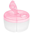 Accmor Baby Formula Dispenser On The Go, Formula Container to Go, Non-Spill Rotating Three-Compartment Formula Dispenser and Snack Storage Container for Infant Toddler Traveling by TinyTreasures Baby Boutique