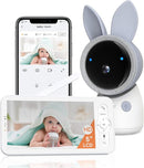 ARENTI Upgraded Baby Monitor, 4MP 2.4G&5G WiFi Baby Camera Monitor, Infrared Night Vision, Night Light, 2-Way Audio, Cry&Motion Detection, Temp&Humidity Sensor, App Control by TinyTreasures Baby Boutique