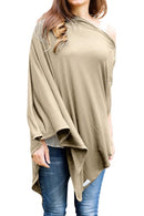 Byrd & Blume Maternity Nursing Cover Breathable Lightweight Breastfeeding Cover Wrap Shawl Scarf Poncho Full 360 (Latte, One size) by TinyTreasures Baby Boutique